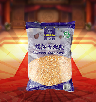 廚之選HS糯性玉米粒產(chǎn)自遼寧朝陽(yáng)2.5kg每袋，選用優(yōu)質(zhì)糯性玉米粒為原料，天然無(wú)公害的玉米經(jīng)層層篩選，經(jīng)先進(jìn)的工藝精制而成。玉米粒飽滿鮮亮，色澤盈潤(rùn)，滿足你的味蕾，嚴(yán)苛的每個(gè)步驟確保每顆都是優(yōu)質(zhì)的真材實(shí)料。玉米粒做飯味香松軟，煮粥甜糯密稠，黏而不膩，蘊(yùn)含自然甜味。