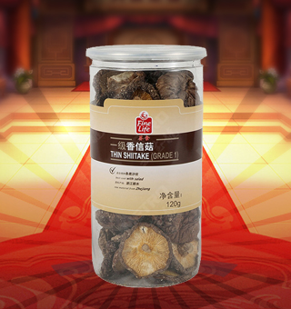 薈食(FINE LIFE)香信菇產(chǎn)自浙江麗水120g每袋，質(zhì)輕盈，有特殊天然菌香，味道鮮美，風(fēng)味獨(dú)特，保留了豐富的營養(yǎng)成分。采取透明包裝，新鮮清晰可見，干凈衛(wèi)生，方便存放冷藏，方便消費(fèi)者們的選購，安全健康，放心購買。
