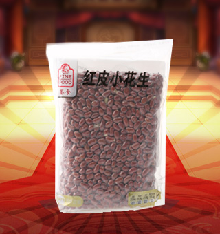 薈食(FINE FOOD)紅皮小花生產(chǎn)自吉林白城1kg每袋，本產(chǎn)品富含豐富的蛋白質(zhì)、脂肪、碳水化合物以及維生素，深受廣大消費(fèi)者青睞。本產(chǎn)品的設(shè)計(jì)精致大方、方便攜帶，是作為居家、旅行、聚會(huì)常備的休閑伴侶。采選優(yōu)質(zhì)紅皮小花生，經(jīng)過(guò)嚴(yán)格的篩選流程，確保每一粒紅皮小花生的質(zhì)量安全。