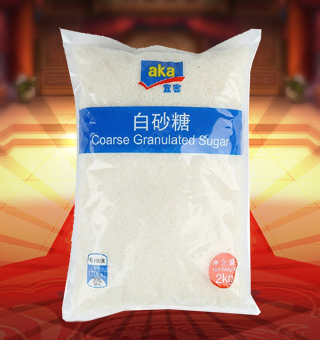宜客(AKA)白砂糖產(chǎn)自廣西南寧2kg每袋，本產(chǎn)品精心挑選上等的蔗糖等原材料制作而成，品質(zhì)純正天然，讓您食用的放心。本產(chǎn)品采用的是塑料質(zhì)地包裝，簡(jiǎn)潔大方，食用簡(jiǎn)單，是您廚房的好幫手。甘醇可口，晶瑩剔透，清甜滋潤(rùn)，是您日常飲品，佐餐甜品的絕佳上選。