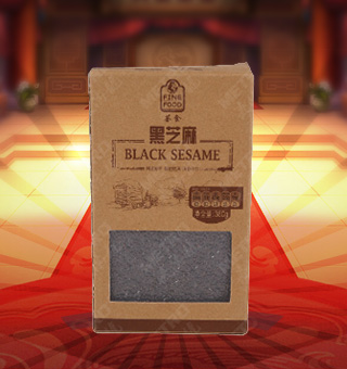 薈食(FINE FOOD)黑芝麻產(chǎn)自安徽亳州380g每袋，本產(chǎn)品的設(shè)計(jì)精致大方、方便攜帶，是作為居家、旅行、聚會(huì)常備的休閑伴侶。含有優(yōu)質(zhì)蛋白質(zhì)和豐富的礦物質(zhì)，另一方面是因?yàn)楹胸S富的不飽和脂肪酸、維生素E和珍貴的芝麻素及黑色素。