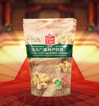 薈食(FINE LIFE)臻選廣昌特產(chǎn)白蓮產(chǎn)自江西廣昌500g每袋，精選優(yōu)質(zhì)江西廣昌蓮子為原料，經(jīng)先進(jìn)工藝精心制作而成，自然白皙，飽滿粉糯，輕松享受。