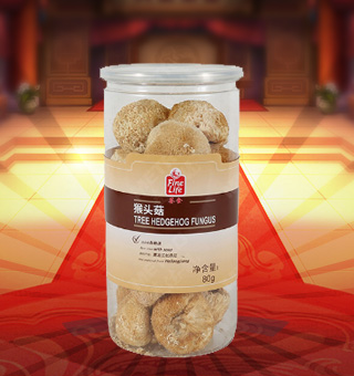 薈食(FINE LIFE)猴頭菇產(chǎn)自黑龍江牡丹江80g每袋，質(zhì)輕盈，有特殊天然菌香，味道鮮美，風(fēng)味獨(dú)特，保留了豐富的營養(yǎng)成分。采取透明包裝，新鮮清晰可見，干凈衛(wèi)生，方便存放冷藏，方便消費(fèi)者們的選購，安全健康，放心購買。
