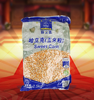 廚之選HS哈立克(玉米粒)產(chǎn)自吉林白城2.5kg每袋，精選優(yōu)質(zhì)純天然玉米粒為原材料，經(jīng)人工清洗去雜等多道工序，精心制作而成。質(zhì)地干燥，味鮮香濃，入口香鮮，特有的醇香，品質(zhì)有保障，受眾人喜愛(ài)。采取獨(dú)特配方，含有豐富營(yíng)養(yǎng)，使用方便，美味可口，深受廣大消費(fèi)者青睞。